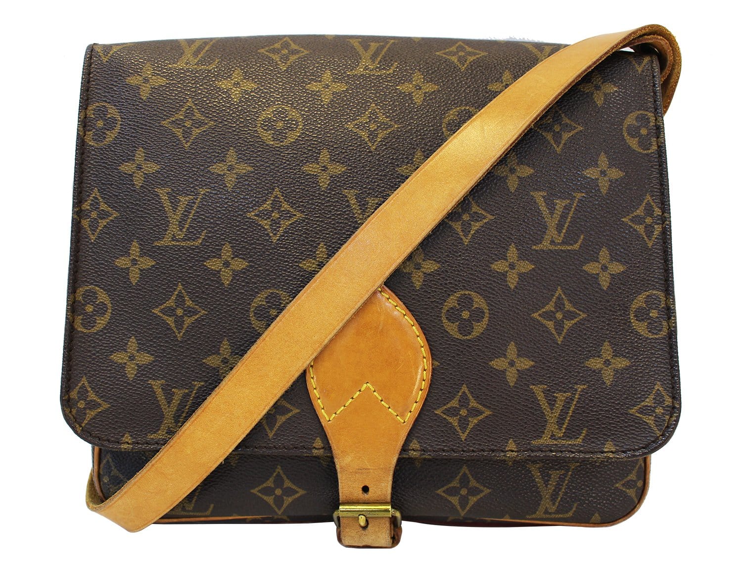 LOUIS VUITTON Monogram Cartouchiere GM Shoulder Bag