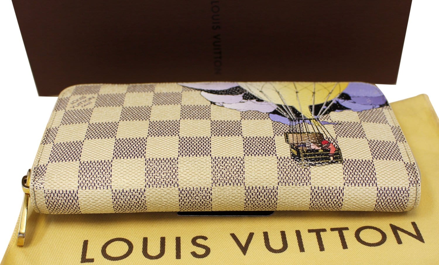 Louis Vuitton Wallet Azur Canvas Illustre