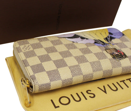 Louis Vuitton Damier Azur Illustre Balloons Zippy Zip Around Long Wallet LTD
