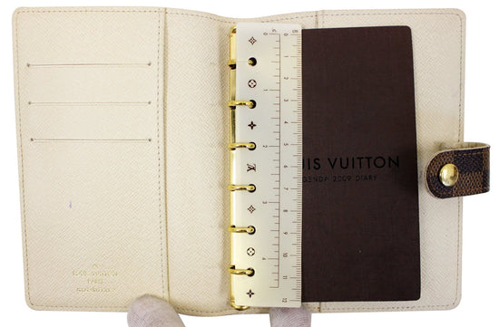 Louis Vuitton Damier Ebene Agenda PM. Made in Spain. Date code: CA1002