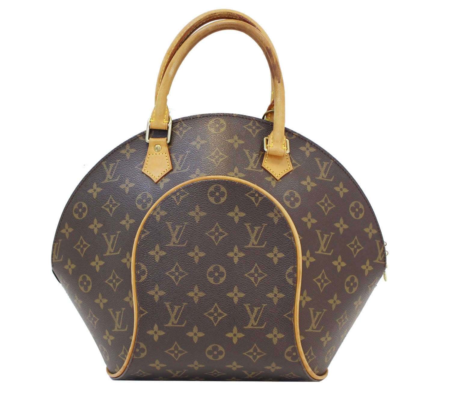 Authentic LOUIS VUITTON Monogram Canvas Ellipse MM Bag CC377