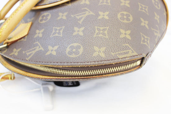 Authentic Louis Vuitton Hand Bag Ellipse MM MII917 Browns Monogram