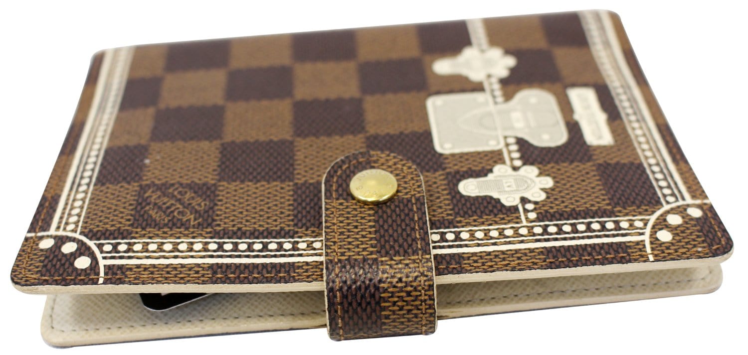 LOUIS VUITTON Damier Agenda PM Day Planner Cover LV Print E4029