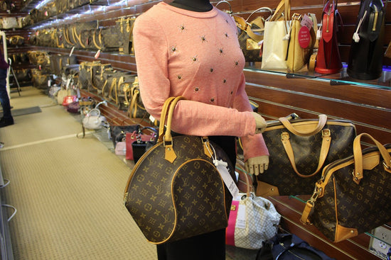 Shop for Louis Vuitton Monogram Canvas Leather Ellipse MM Bag - Shipped  from USA