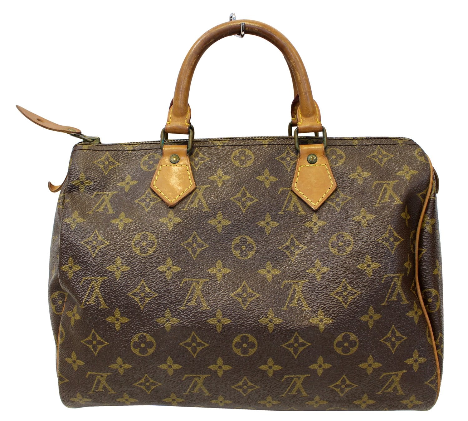 LOUIS VUITTON Monogram Speedy 30 Satchel Bag