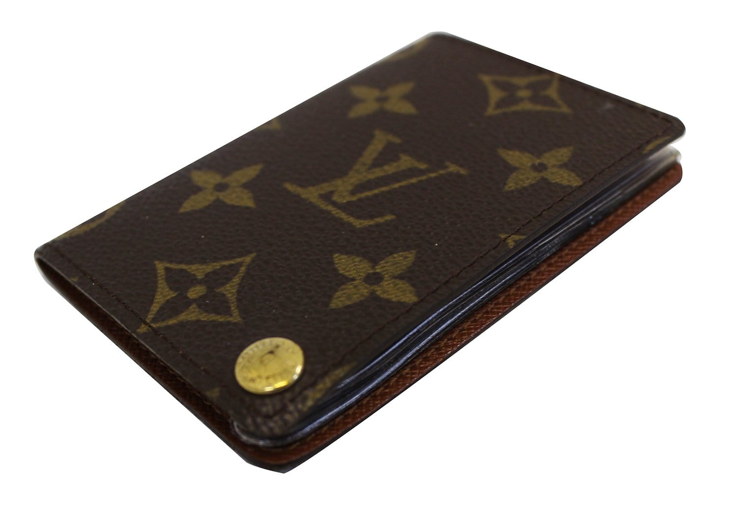 LOUIS VUITTON Monogram Porte Cartes Credit Card Case TT2107