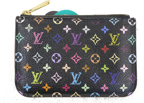 Louis Vuitton Monogram Multicolor Berlingo Coin Pouch Pochette Cles Keychain 2LVA93