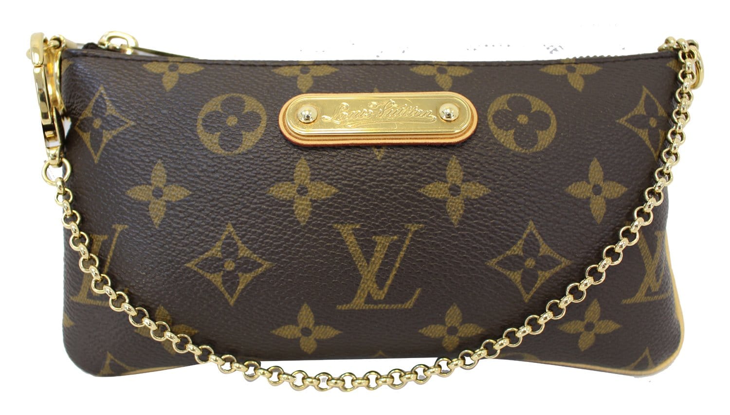 Louis Vuitton Monogram Pochette Milla MM 100% Authentic