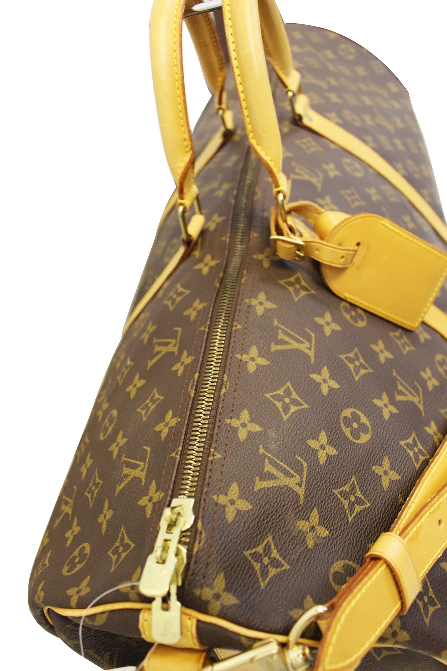 LOUIS VUITTON Monogram Canvas Keepall 60 Bandouliere Bag