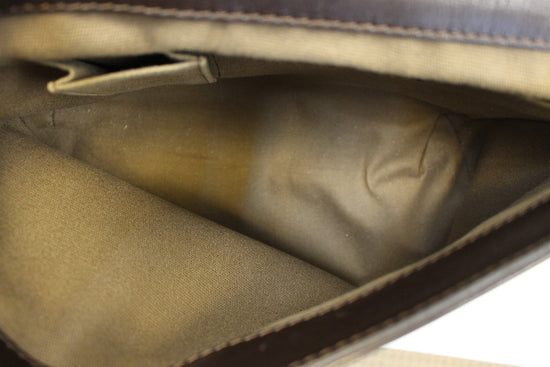 LOUIS VUITTON Shoulder Bag M97022 Utah Omaha leather gray Basalt mens –