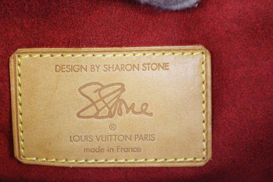 Sac bandoulière en pierre Louis Vuitton monogramme Amfar Three par Sharon