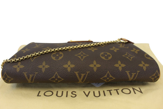 LOUIS VUITTON Brown Monogram Canvas Eva Clutch - ShopperBoard