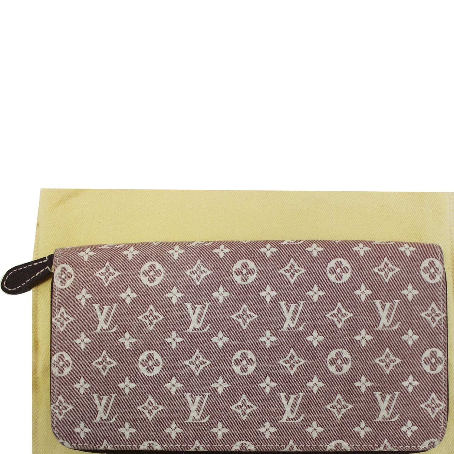 Authentic LOUIS VUITTON min Lin canvas wallet