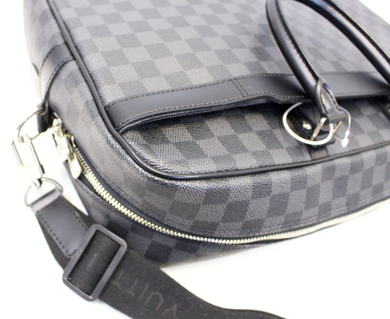 Auth LOUIS VUITTON N41122 Porte Documents Voyage GM Ebene Damier 2Way Bag LV  F/S