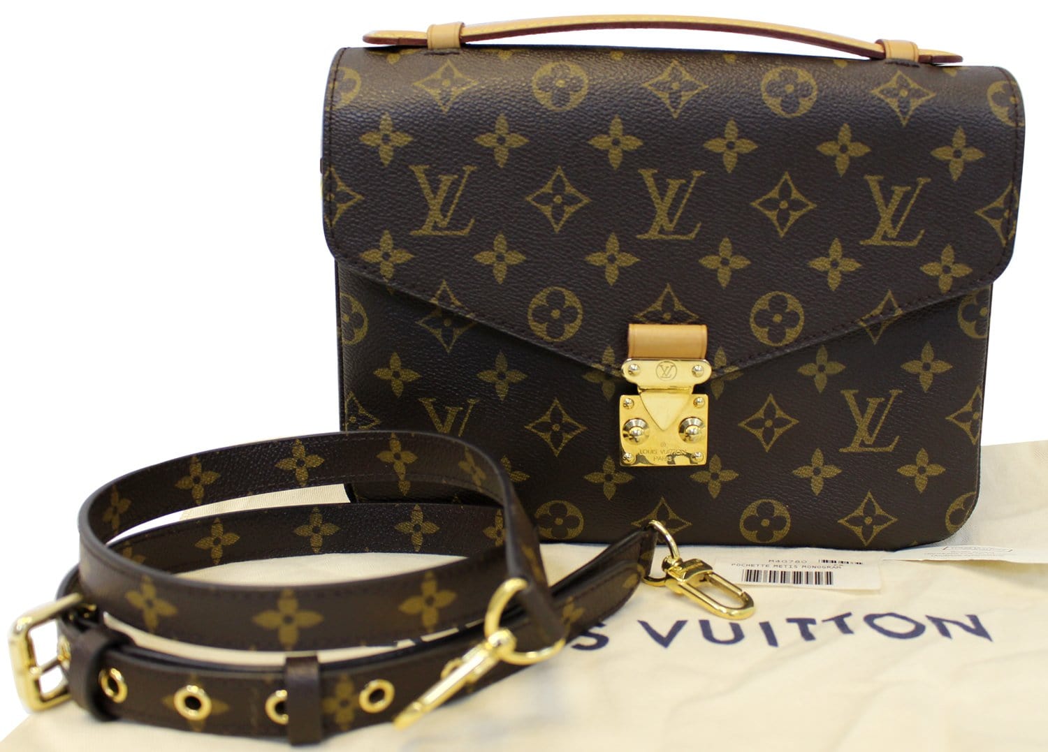 Buy Authentic Louis Vuitton Monogram Canvas Pochette Metis Cross Body Bag  Handbag Article: M40780 at