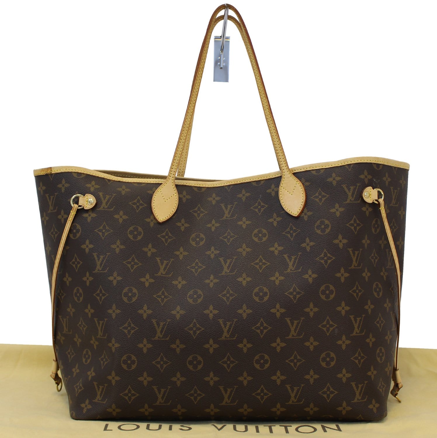 Authentic LOUIS VUITTON Monogram Canvas Neverfull GM Tote Bag CC369