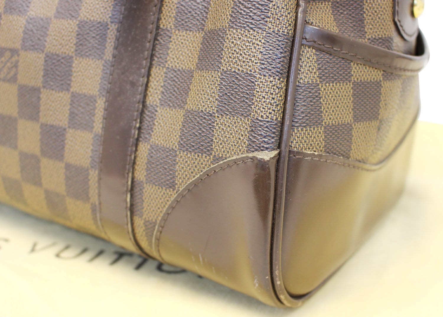 Louis Vuitton Damier Ebene Canvas Berkeley Bag at 1stDibs