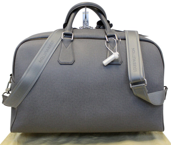 Louis Vuitton Grey Taiga Leather Neo Kendall Travel Bag For Sale at 1stDibs