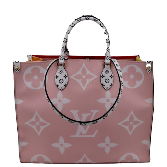 Louis Vuitton Limited Edition Crafty Giant Monogram Onthego GM in Red and  Pink
