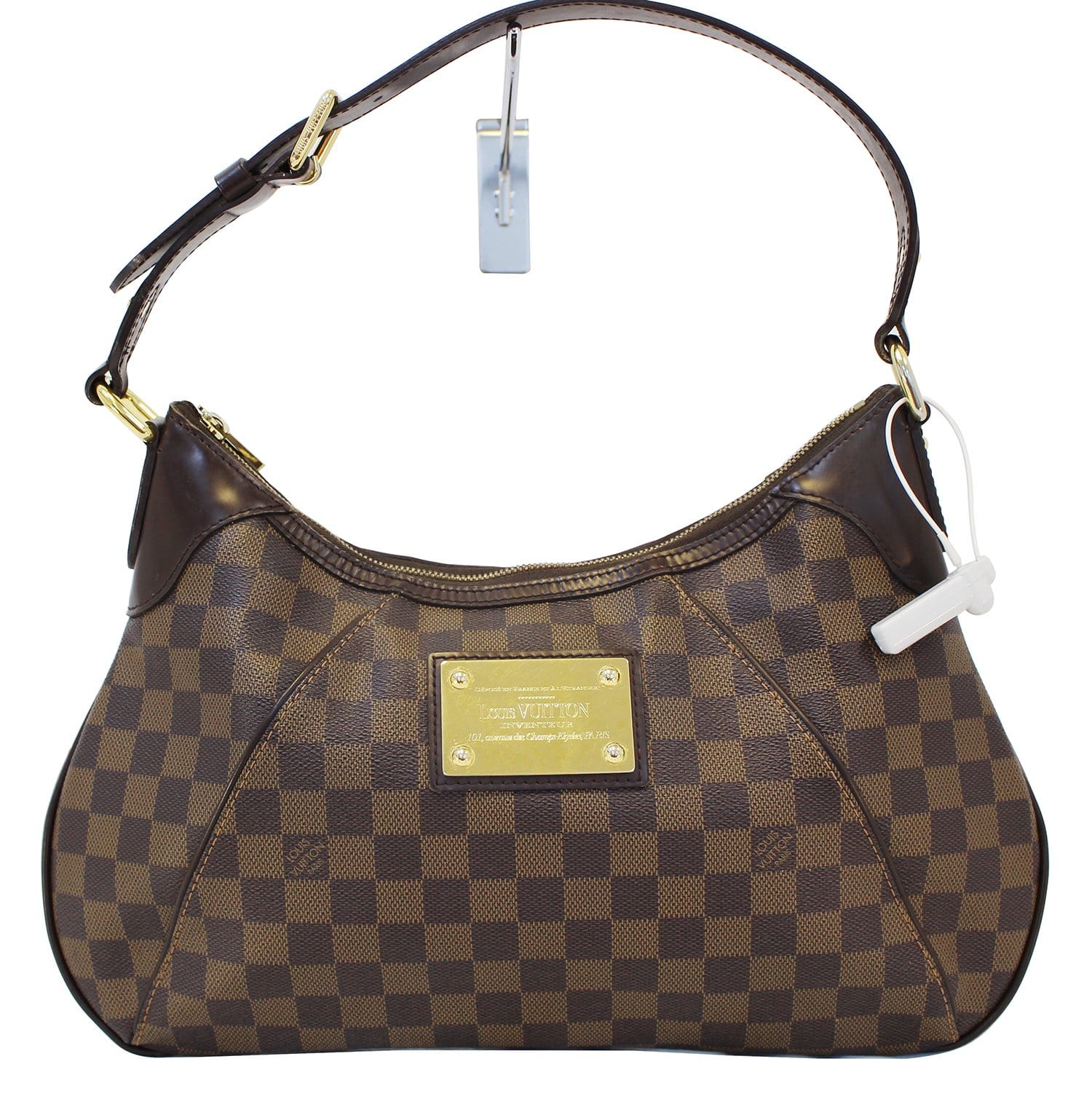 Authentic Louis Vuitton Damier Ebene Thames GM Shoulder Bag