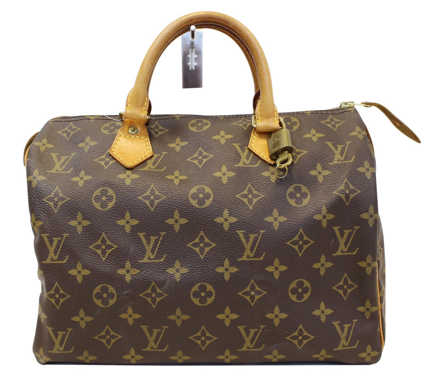 LOUIS VUITTON Monogram Canvas Speedy 30 Satchel Bag