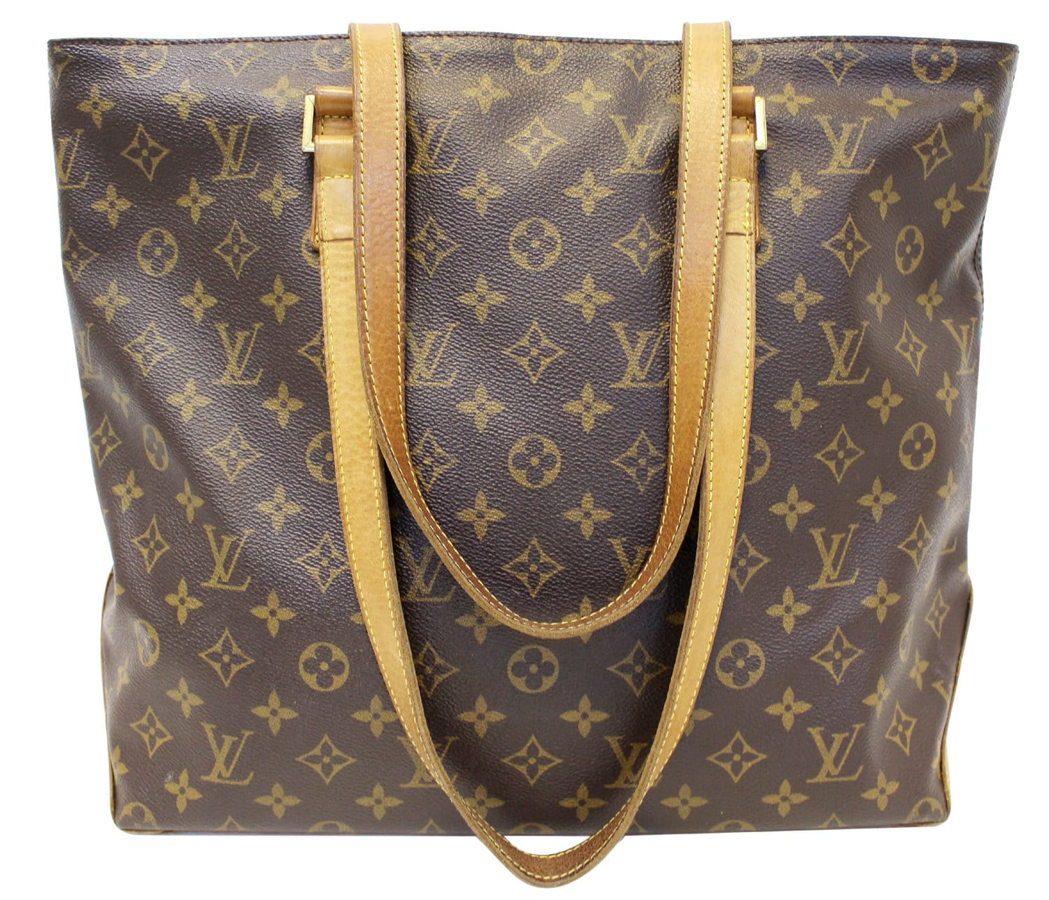 LOUIS VUITTON Monogram Canvas Cabas Mezzo Tote Bag CC446