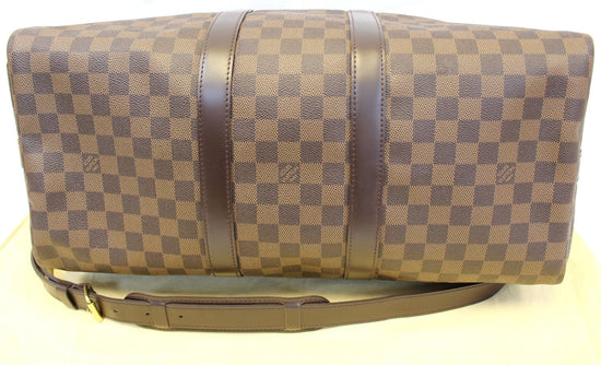 Authentic Louis Vuitton Damier Ebene Keepall Bandouliere 45 Travel Bag –  Paris Station Shop