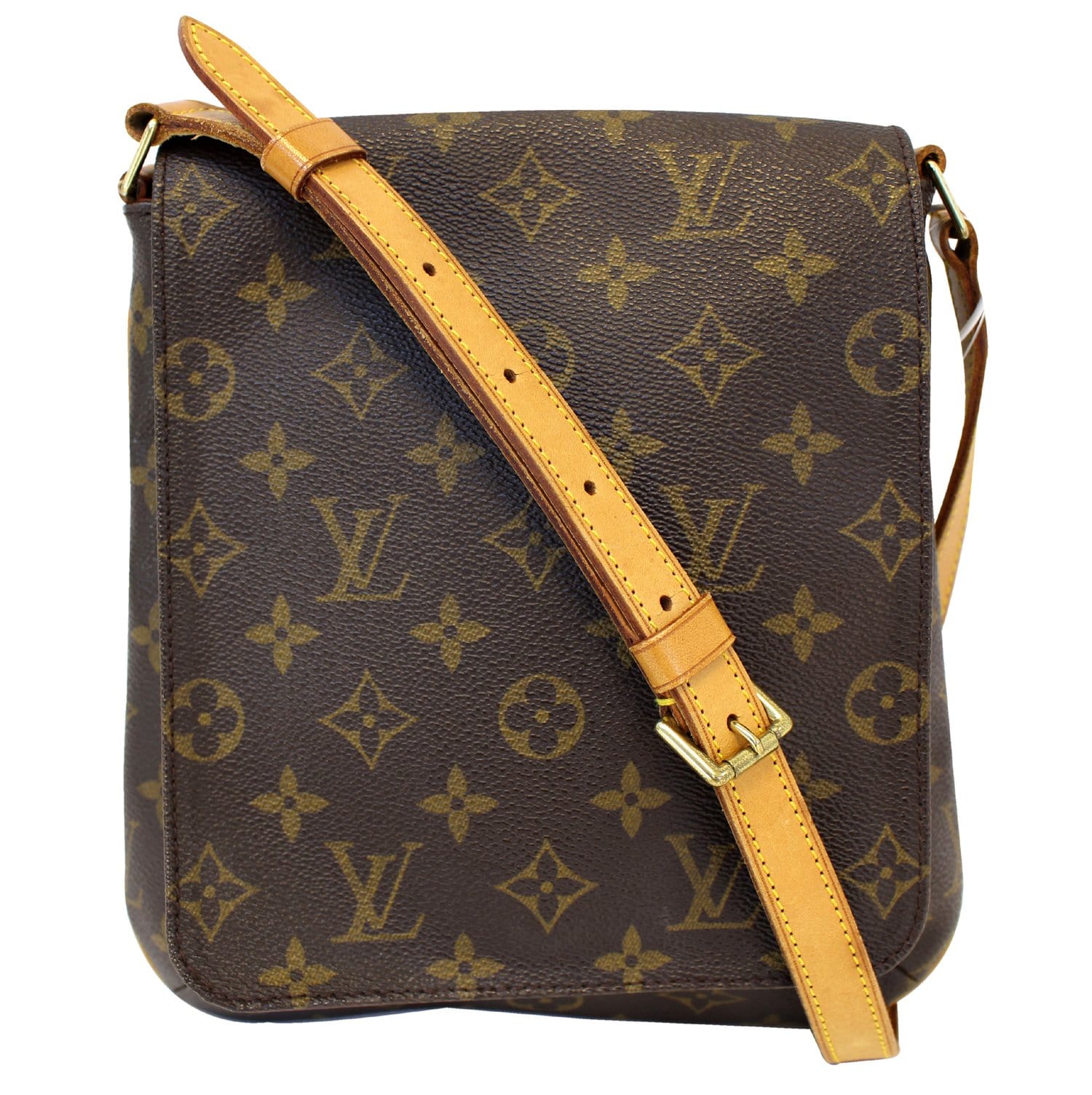 Pre-owned Louis Vuitton 2000 Musette Salsa Crossbody Bag In Brown