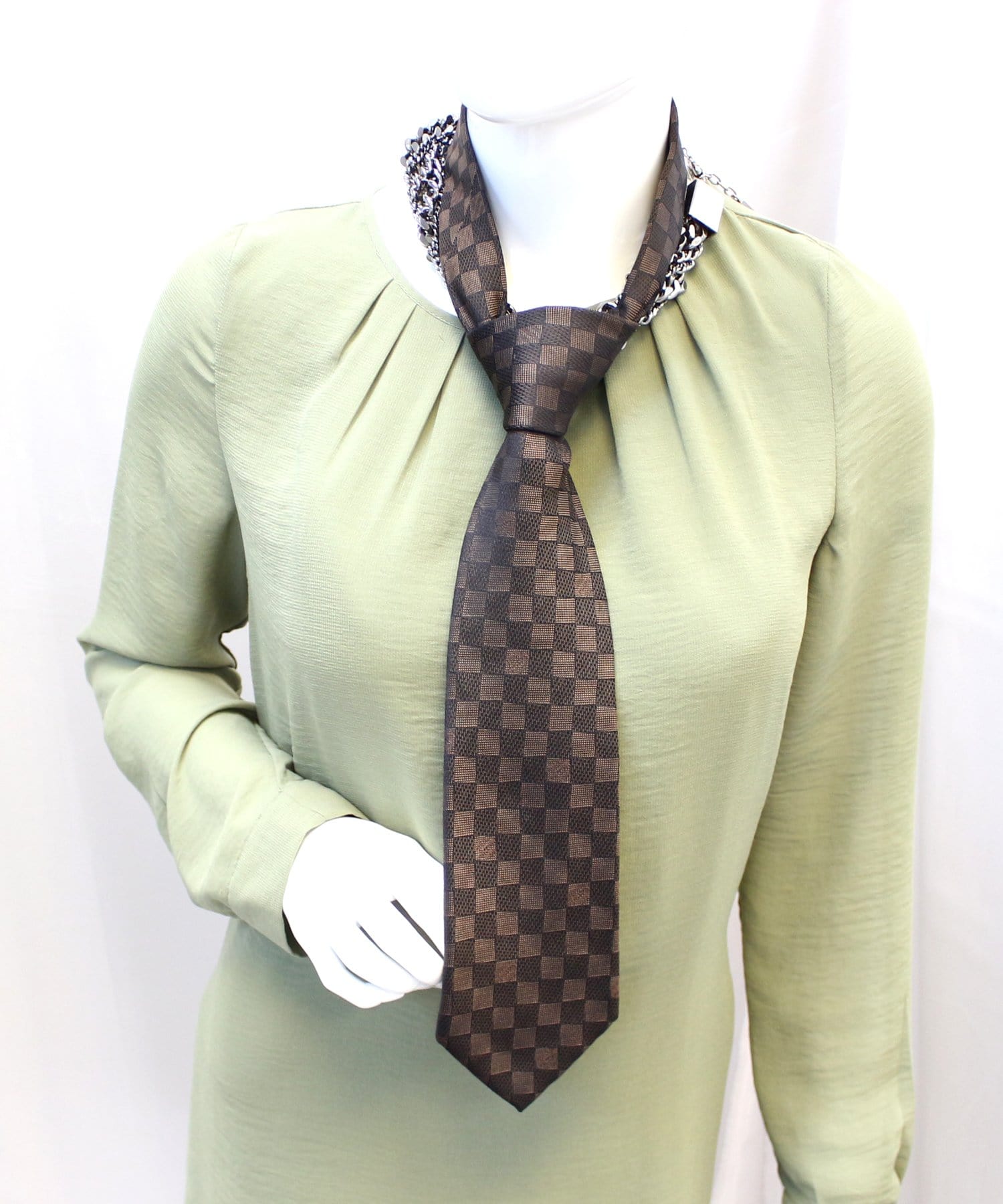 Micro Damier Tie S00 - Accessories