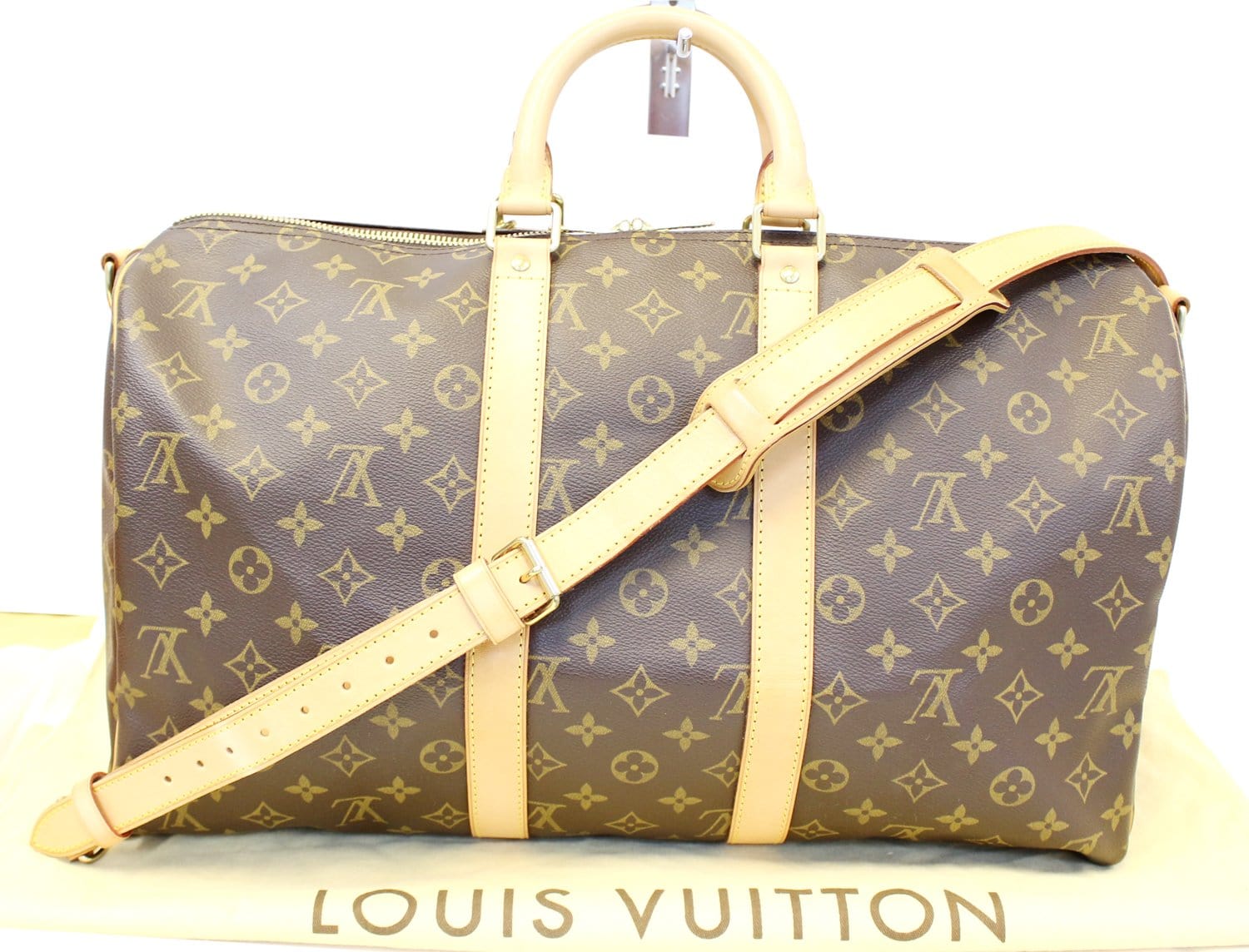 LOUIS VUITTON Keepall 45 monogram canvas travel bag – Vintage Carwen