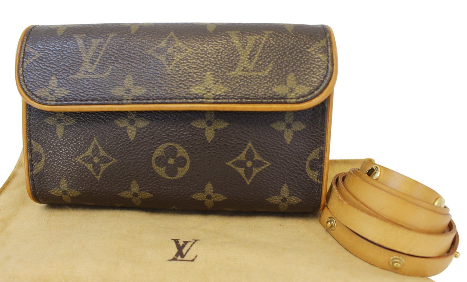 Louis Vuitton Pochette Florentine Monogram Canvas Belt Bag on SALE