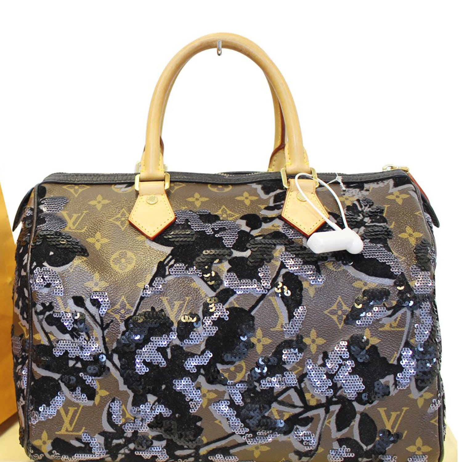 LOUIS VUITTON MONOGRAM LIMITED EDITION DENTELLE SPEEDY 30 BAG