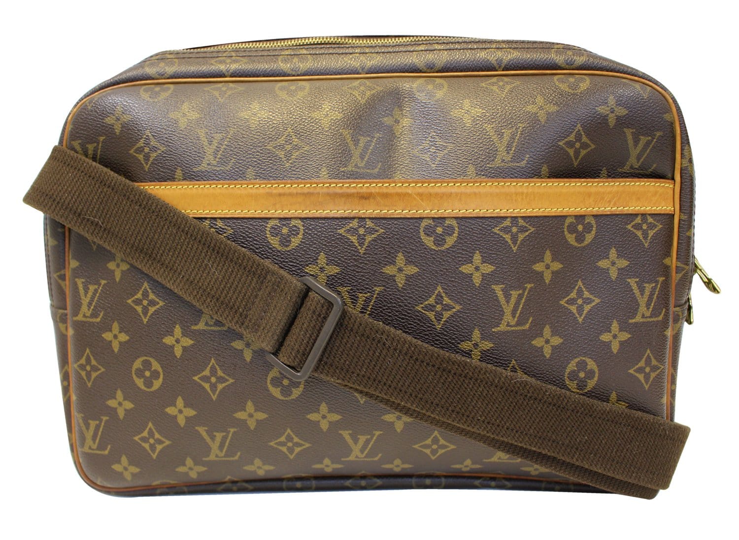 LOUIS VUITTON Monogram Reporter GM Shoulder Bag