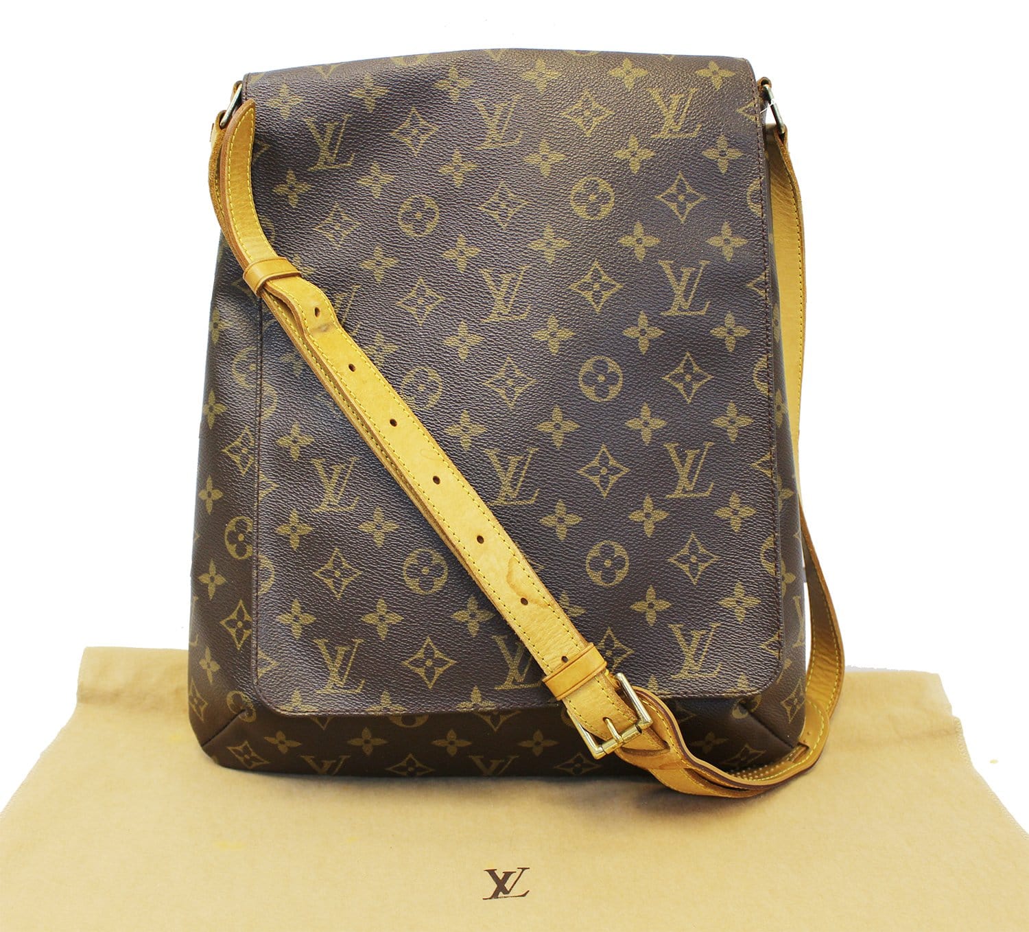 LOUIS VUITTON Monogram Canvas Musette Crossbody Bag E4037