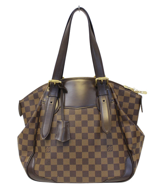 Louis Vuitton Verona GM Damier Ebene Shoulder Handbag