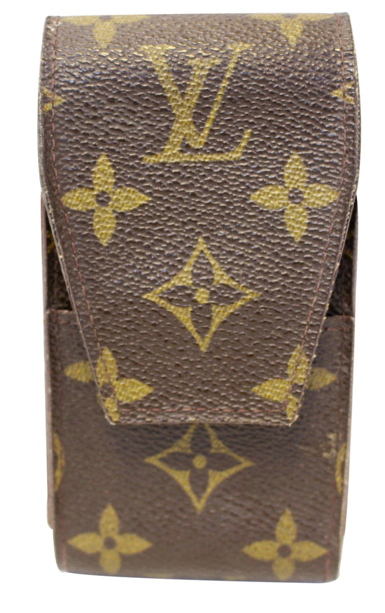 Louis Vuitton Cigarette Case Monogram Brown Brown USED T21902