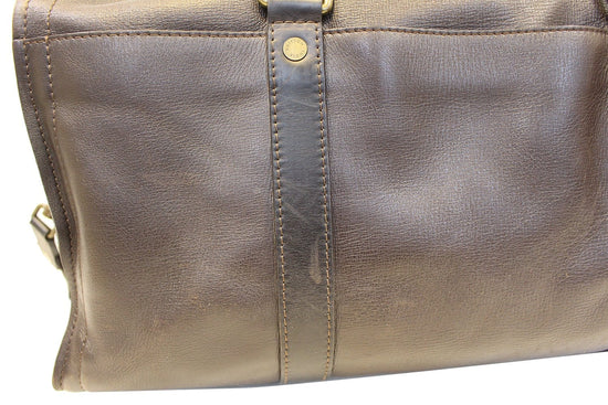 LOUIS VUITTON Utah Leather Commanche Travel Bag