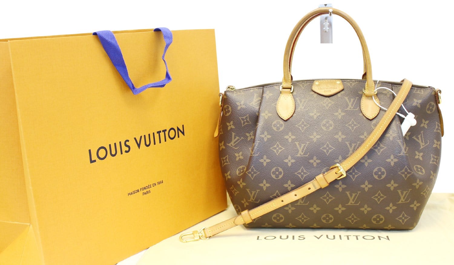 NEW! Louis Vuitton Monogram Canvas Turenne MM Tote Handbag Article