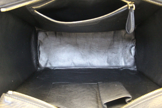 Céline Smooth Calfskin Leather Medium Phantom Luggage Tote Bag