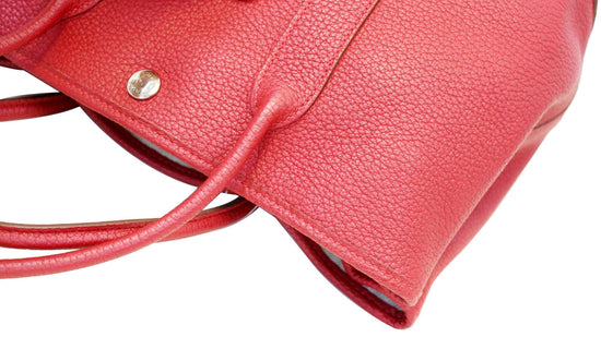 MINT AUTH Hermes Garden Party 36 RED (Rouge Casaque) Negonda