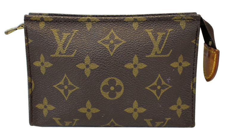 LOUIS VUITTON Monogram Poche Toilette 15 Cosmetics Pouch