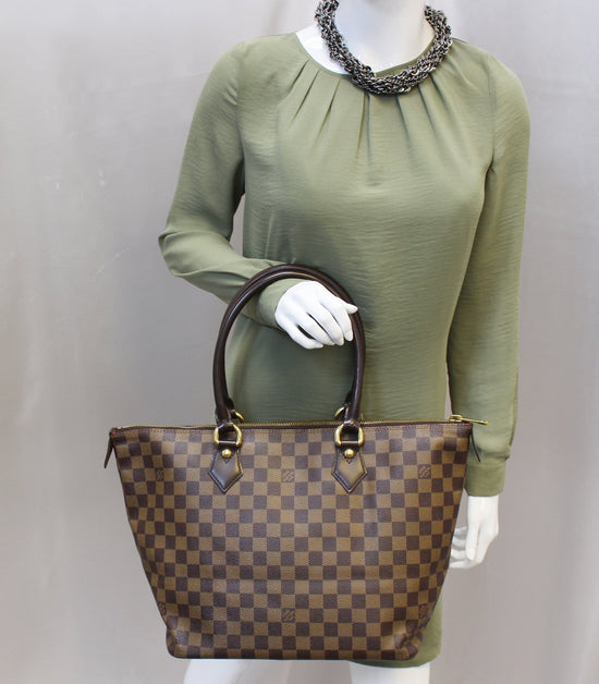 Louis Vuitton Damier Ebene Saleya MM - Brown Totes, Handbags - LOU766703