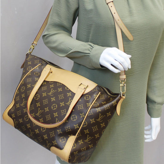 Louis Vuitton Estrela NM Monogram canvas shoulder bag AUTHENTICATED BY REBAG