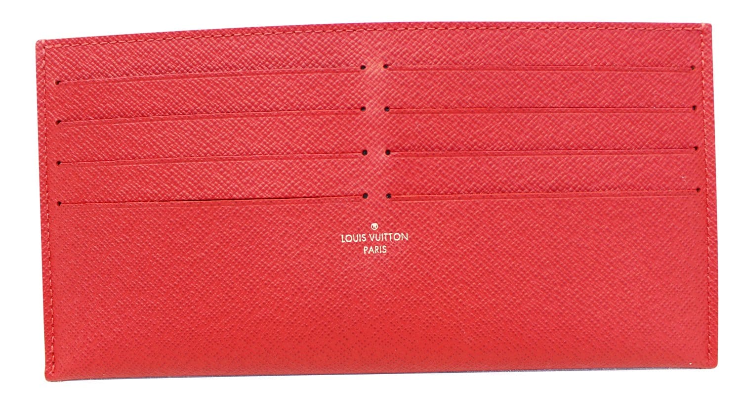 Louis Vuitton Coin Card Holder Fiery Red