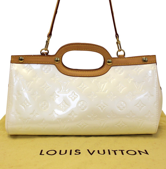 LOUIS VUITTON Burgundy Patent Vernis Roxbury Drive Bag — Garment