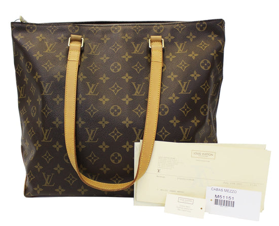 Louis Vuitton 2007 pre-owned Cabas Mezzo tote bag, Brown