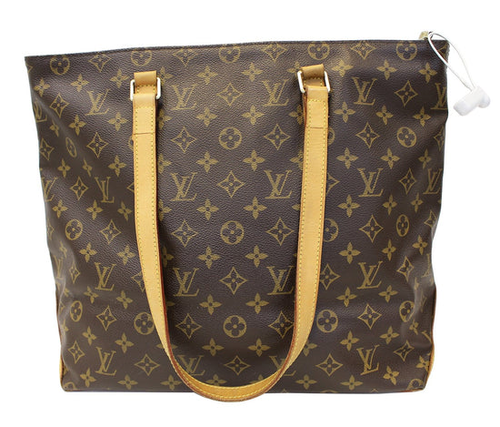 LOUIS VUITTON Monogram Canvas Cabas Mezzo Shoulder Bag