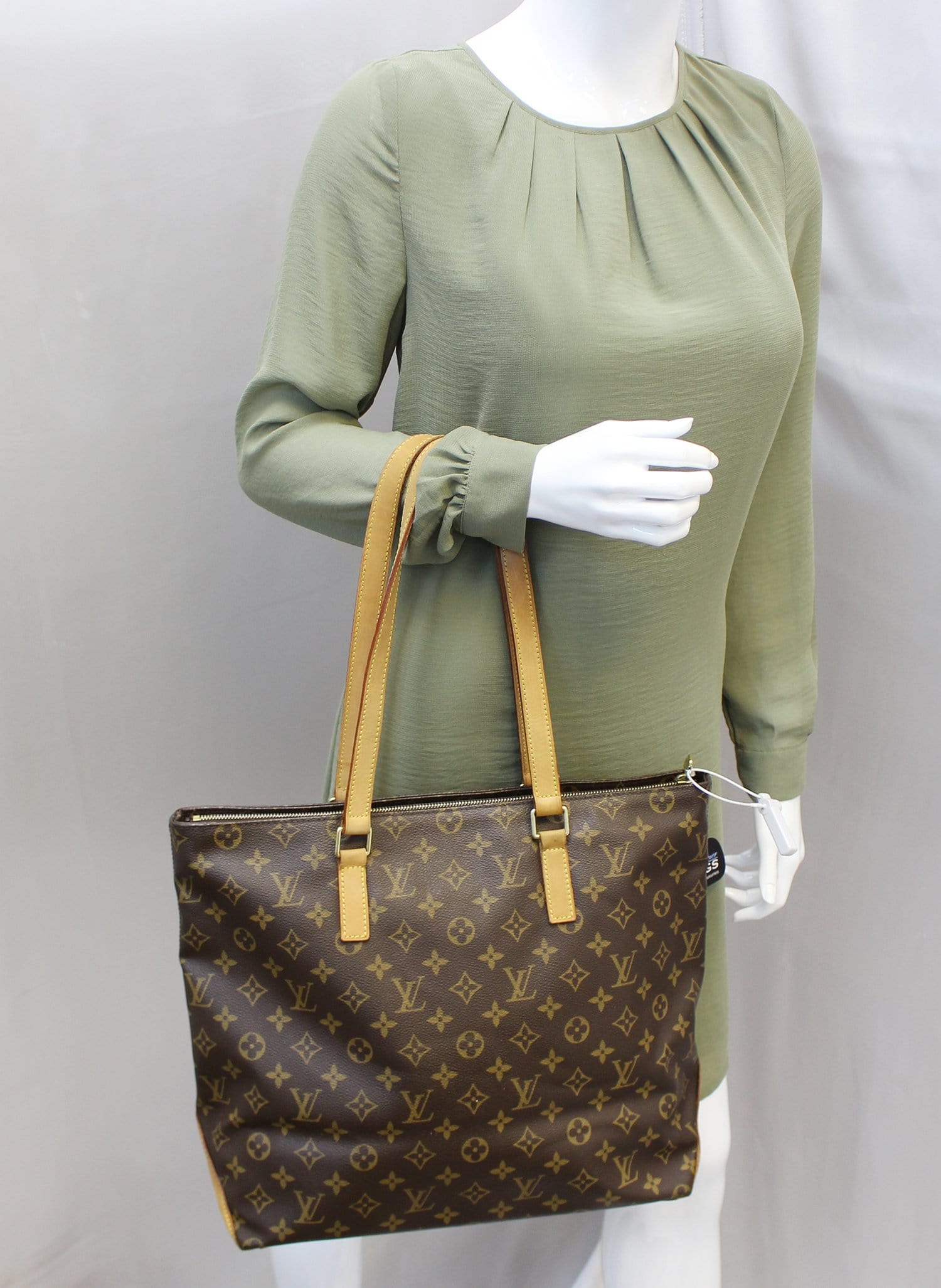 Louis Vuitton Monogram Cabas Mezzo Large Tote Bag