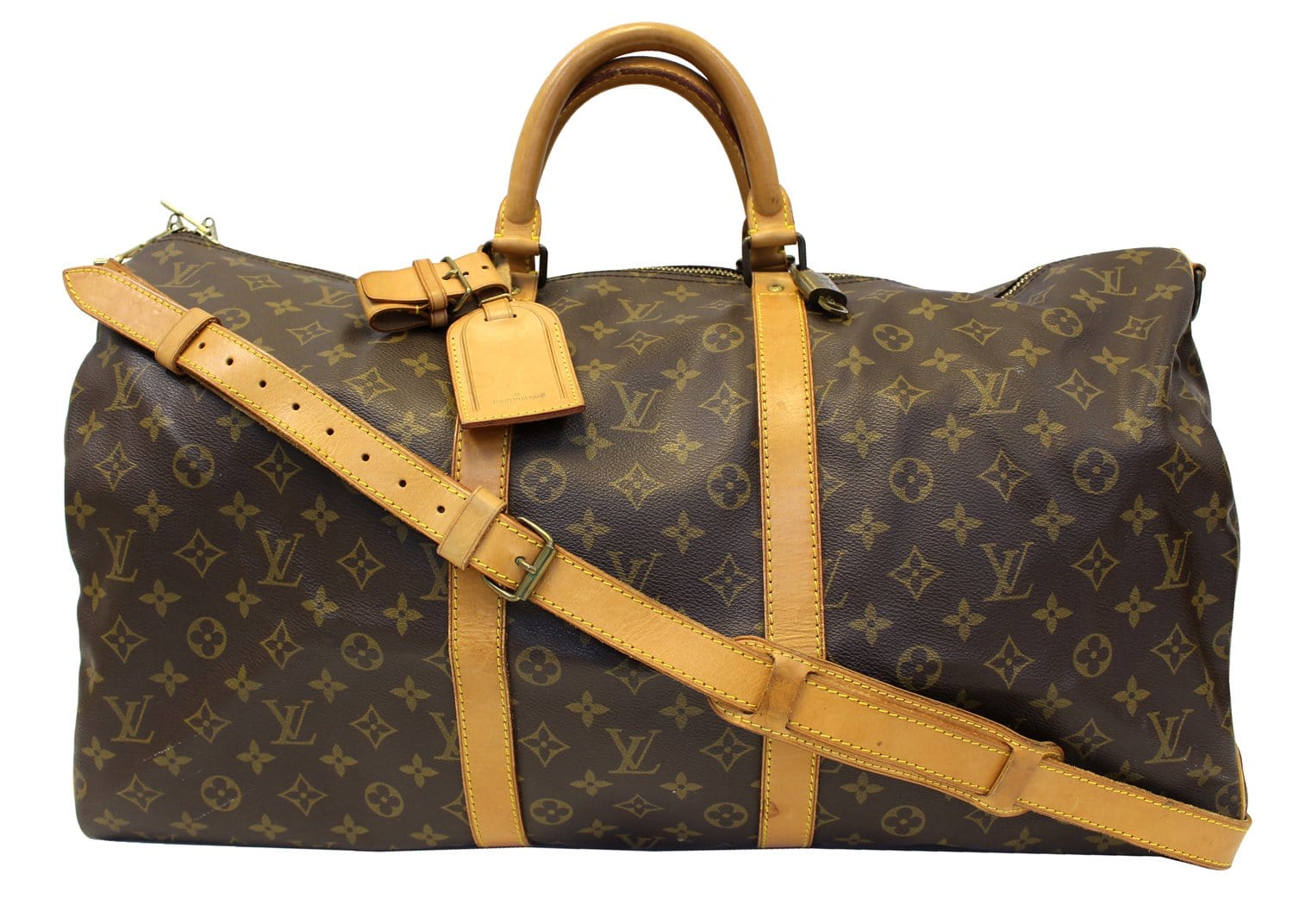 Louis Vuitton Keepall Bandouliere 50 unisex Boston bag M53271