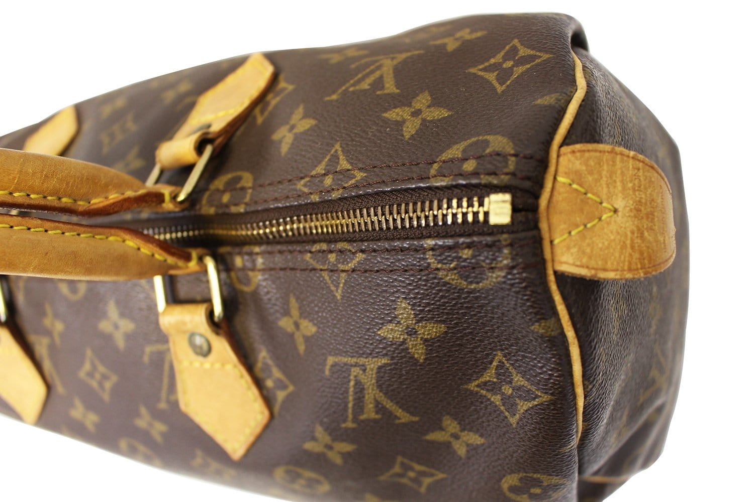 LOUIS VUITTON Used Handbag Monogram Canvas Speedy 35 Satchel